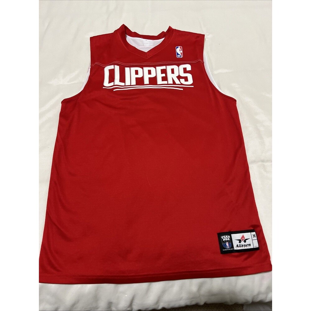 VTG Clippers Los Angeles 14 Basketball Jersey Tank REVERSIBLE M RedWhite Y2K NBA